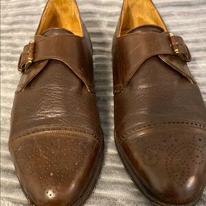 Mezlan Dark Brown Leather Oxfords, gently used
